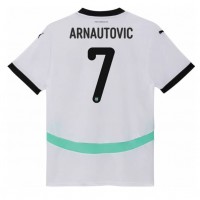 Zenski Nogometni Dres Austrija Marko Arnautovic #7 Gostujuci EP 2024 Kratak Rukav